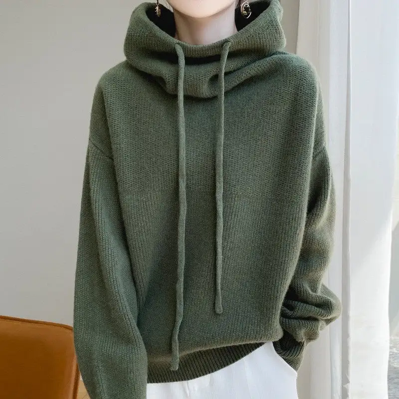 Textured Women's Knit Relaxed Sweater
