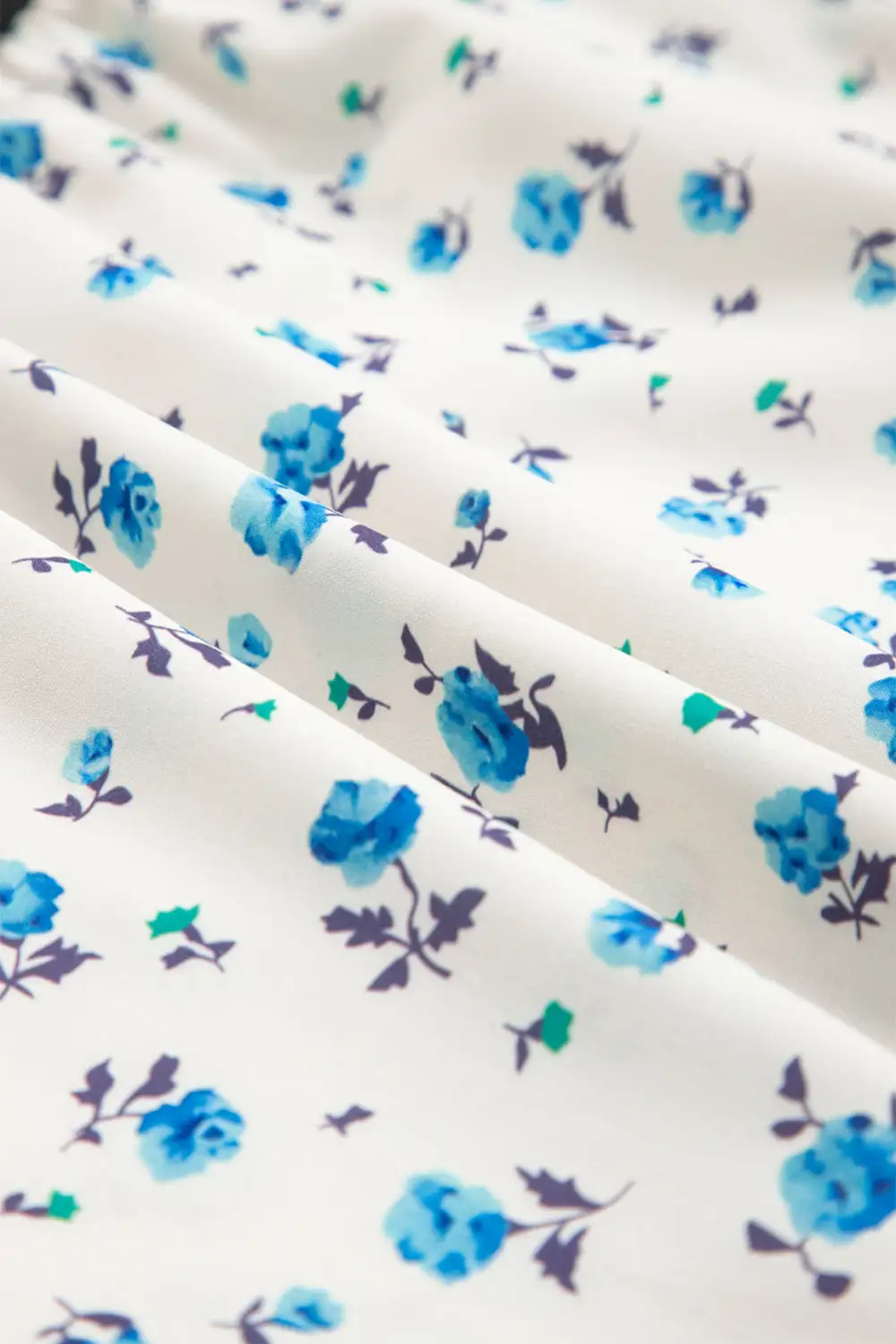 Everyday Floral Puff Sleeve Short Sleeve Shirt Blouse