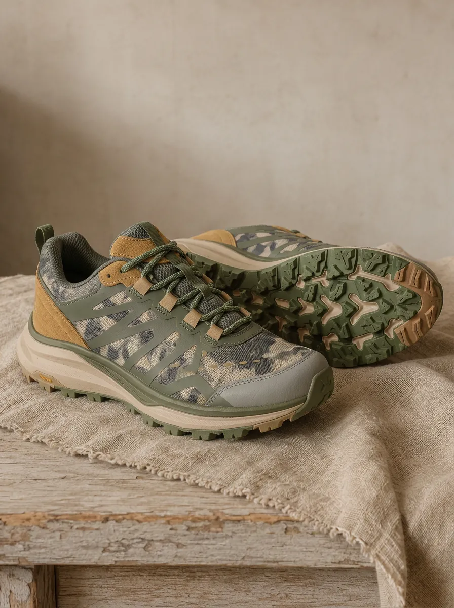 Women's Motion Outdoor Hiking Camouflage Printed Sneakers