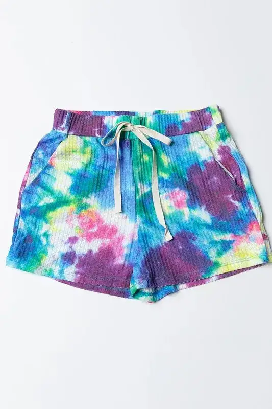 Textured Simple Casual Everyday Shorts