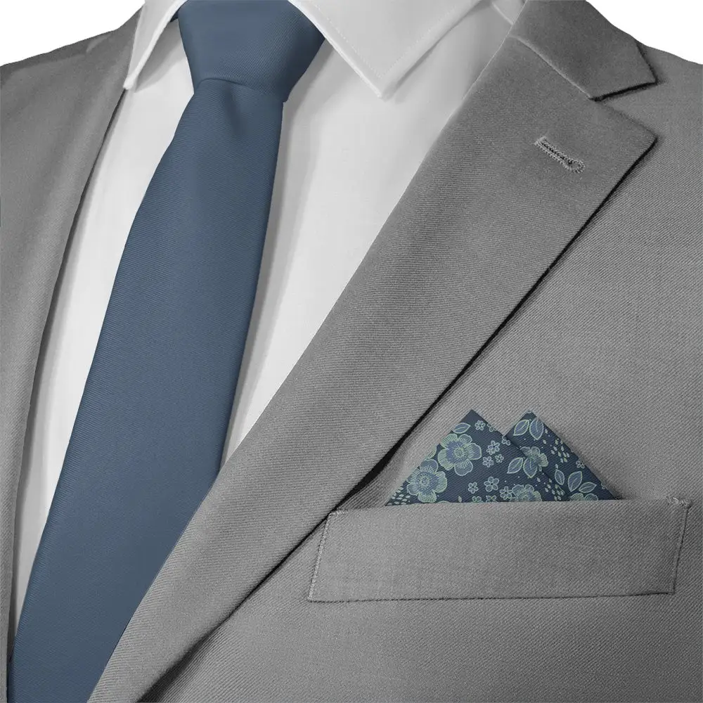 Elegant Coordinated Floral Pocket Square