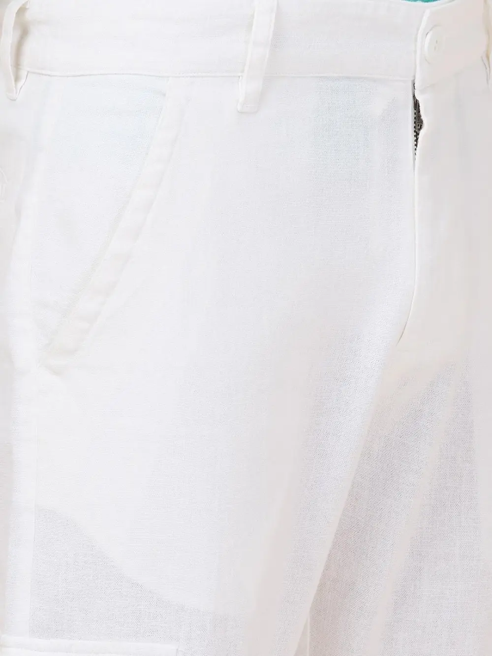 Modern Straight-Fit Mid-Rise Cargo Trousers
