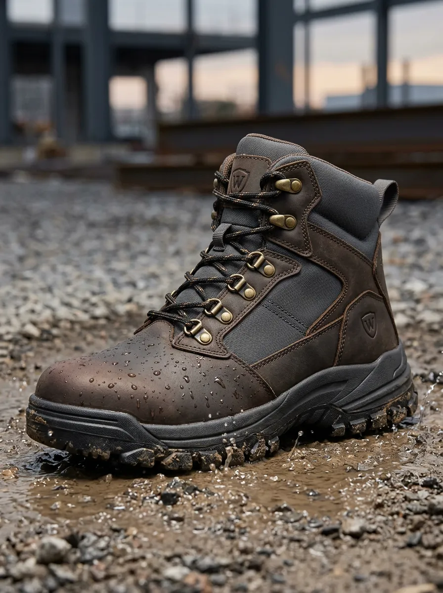 Functional Construction Outdoor Modern Look Men' Waterproof Work Boots