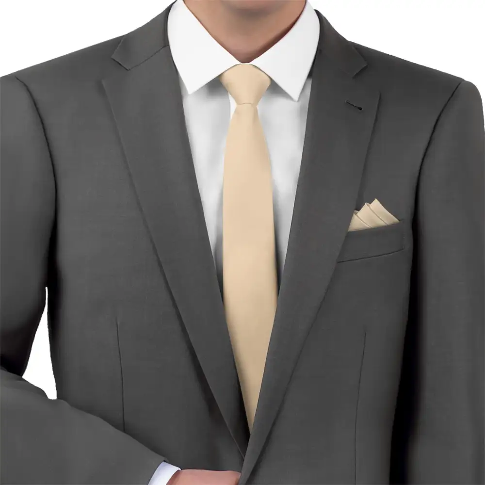 Elegant Solid Arrangement Necktie