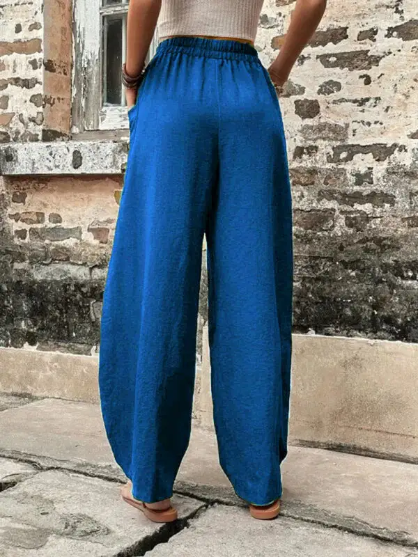 Pants Clean Pocket Elastic Trousers