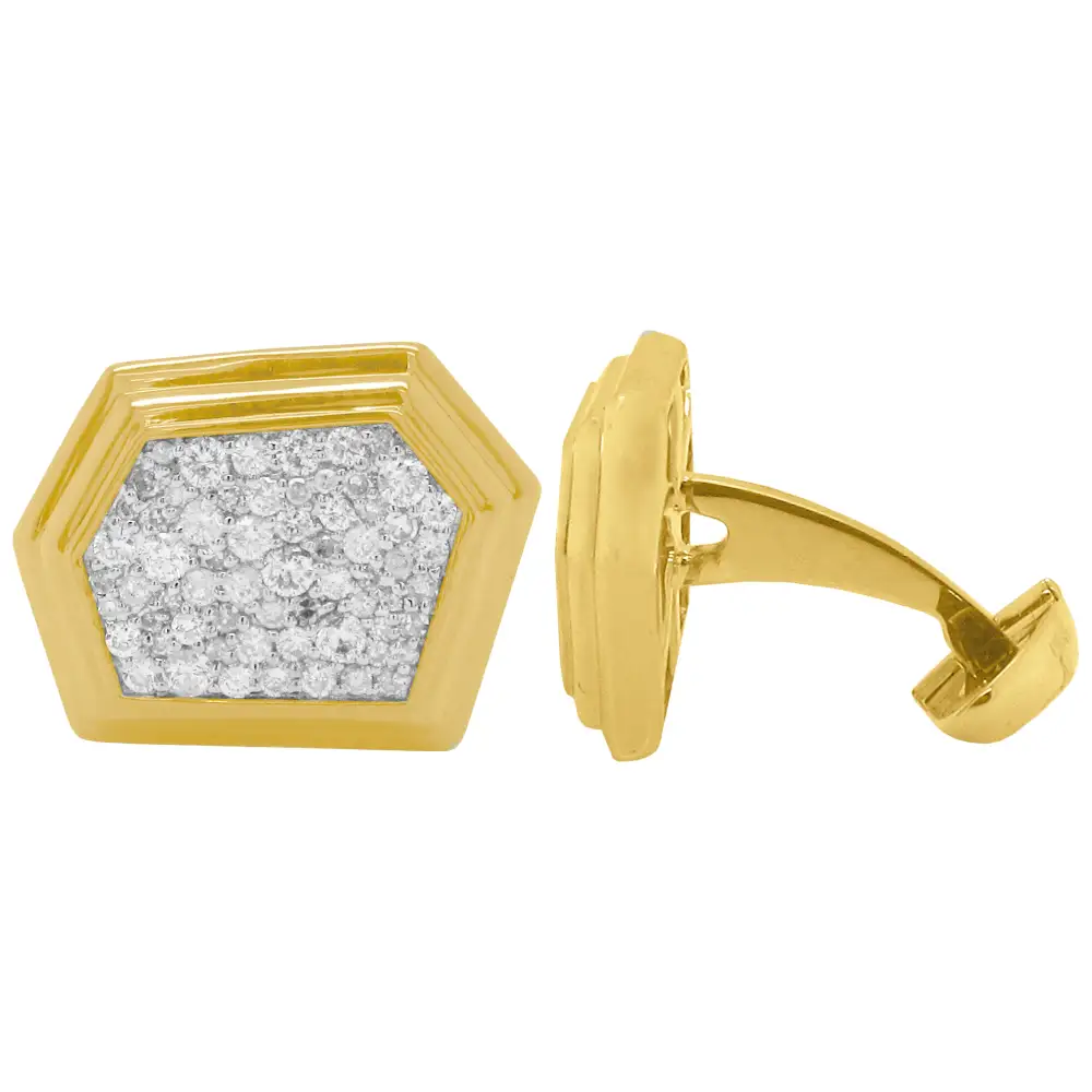 Subtle Classic Diamond Cufflinks