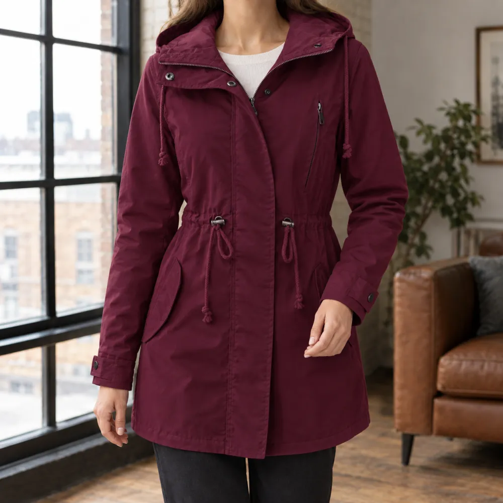 Hooded Mid-Length Parka