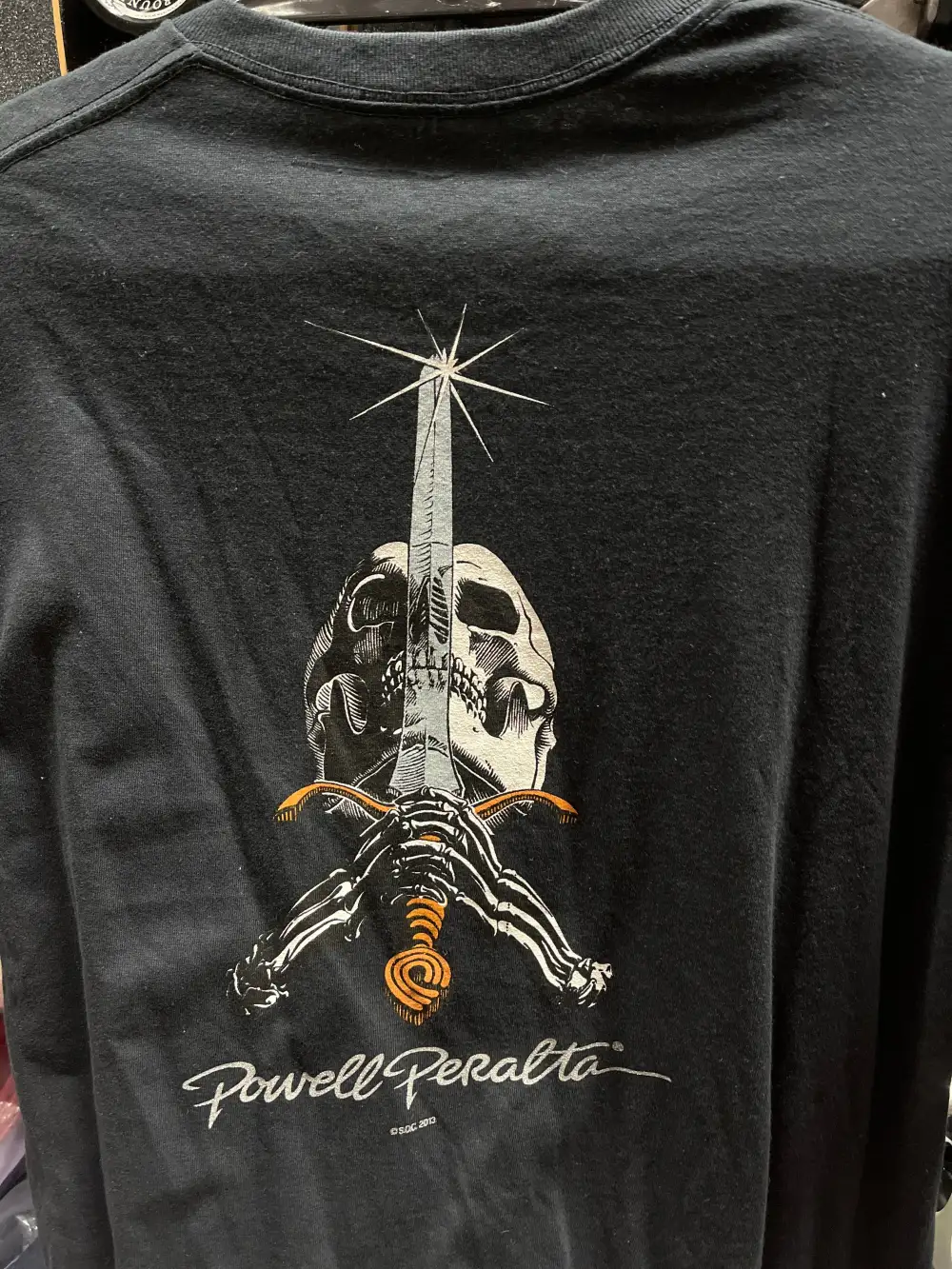 Skull And Sword Skate Graphic T-Shirt