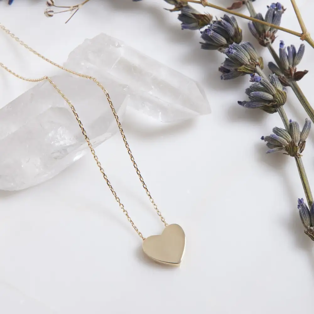 Dainty Minimalist Heart Necklace