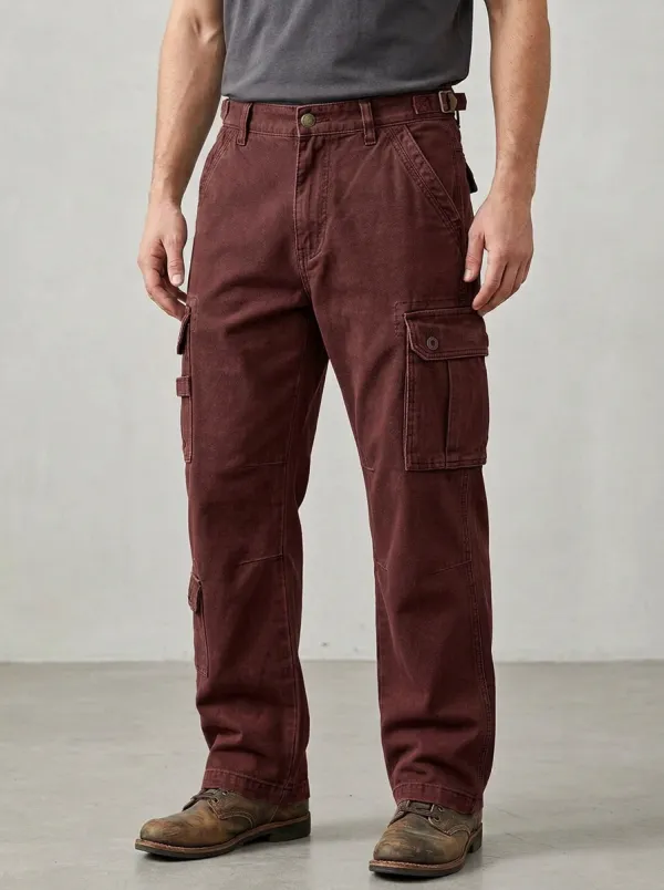 Men's Relaxed Canvas Outdoor Field Pants