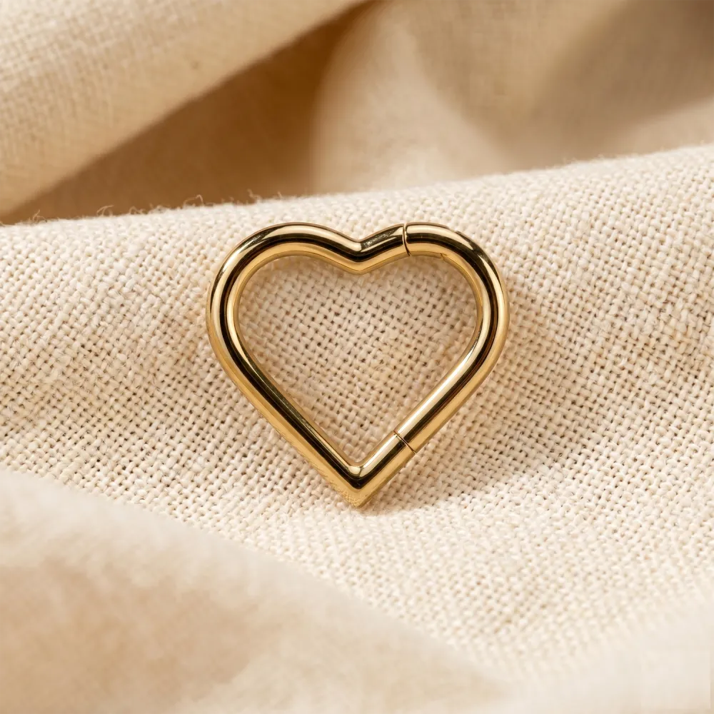 Dainty Titanium Hinged Hoop Ring