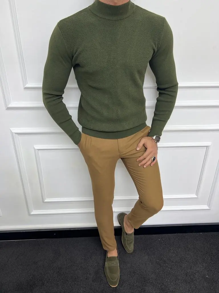 Slim Fit Refined Turtleneck Sweater