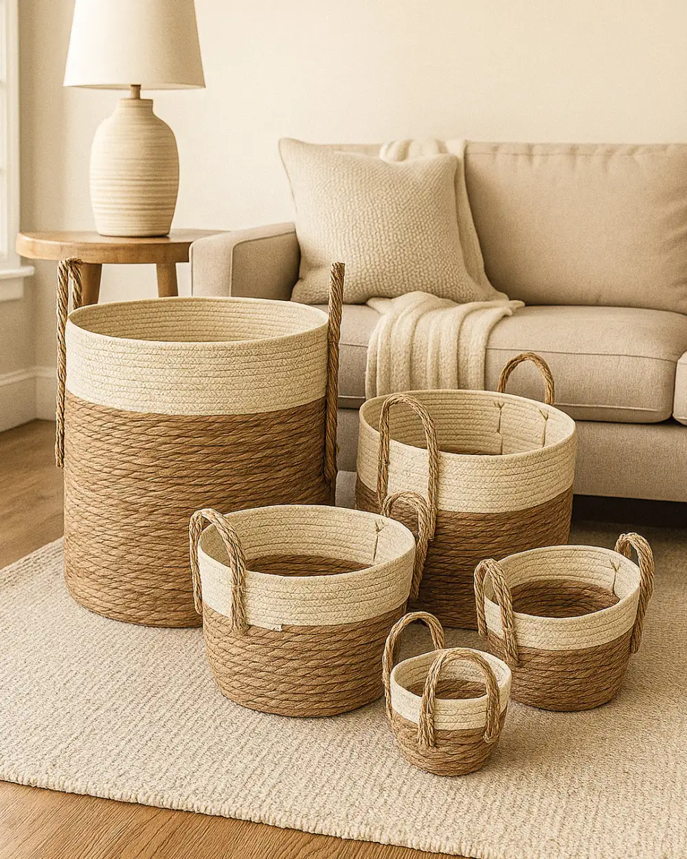 Throw Laundry Basket