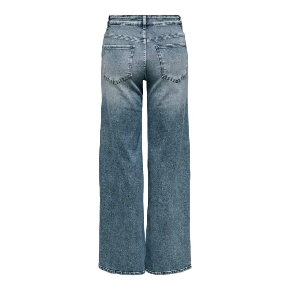 Structured Wide-Leg Ankle-Length High-Waist Women's Jeans