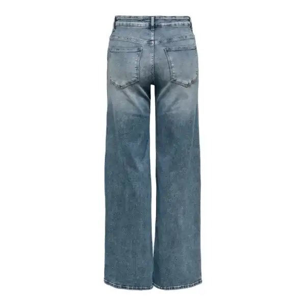 Structured Wide-Leg Ankle-Length High-Waist Women's Jeans