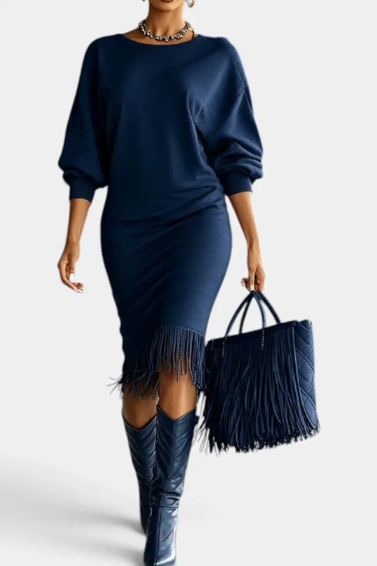 Fitted Midi Dress