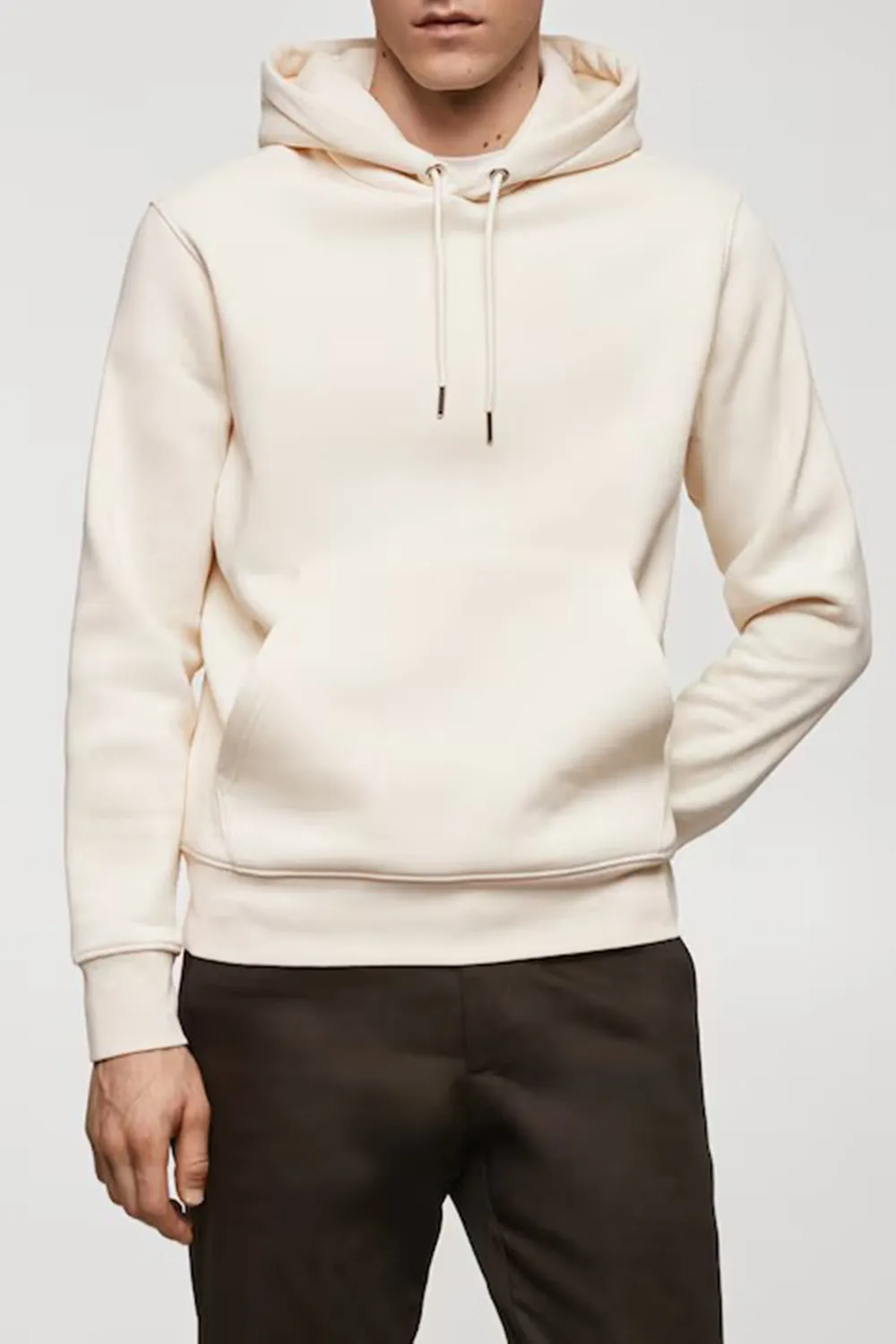 Kangaroo Hooded Cotton Sweatshirt