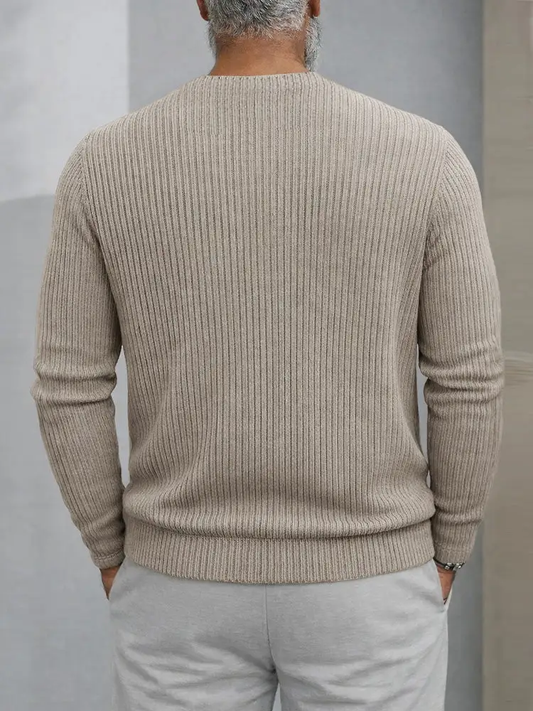 Twist Detail Cross Neck Sweater