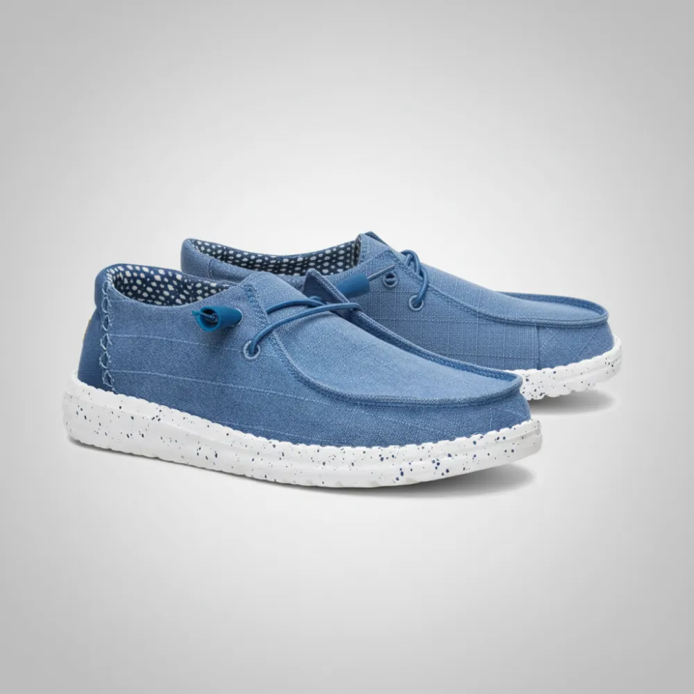 Wendy Chambray Grid Casual Shoe