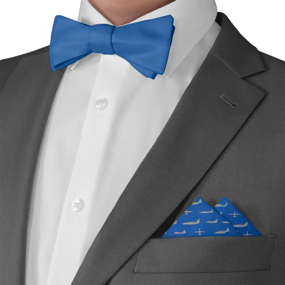 Modern Elevated Military Motif Pocket Square