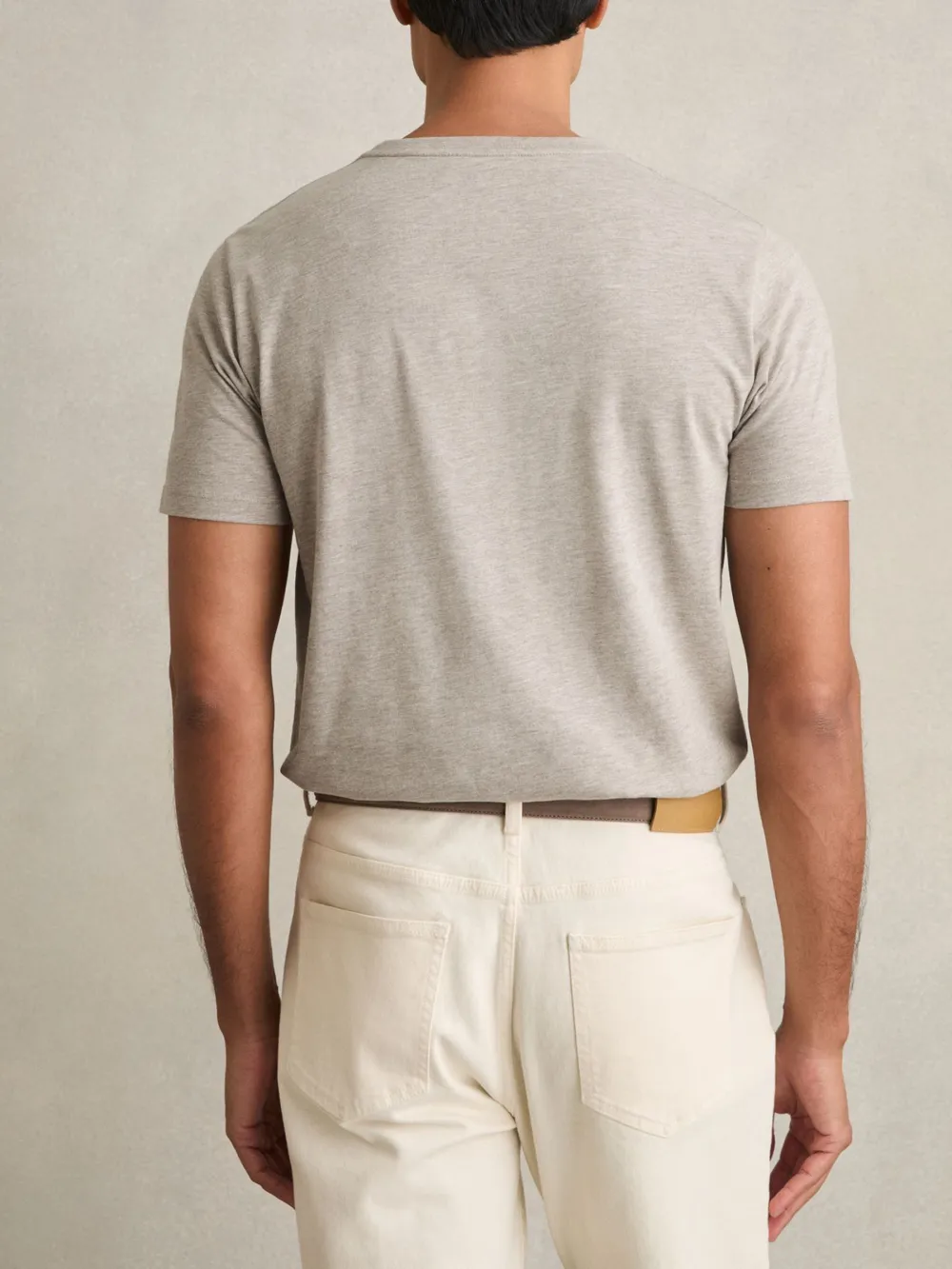 Simple High-Grade Cotton Men's Three-Piece Short-Sleeved Suit