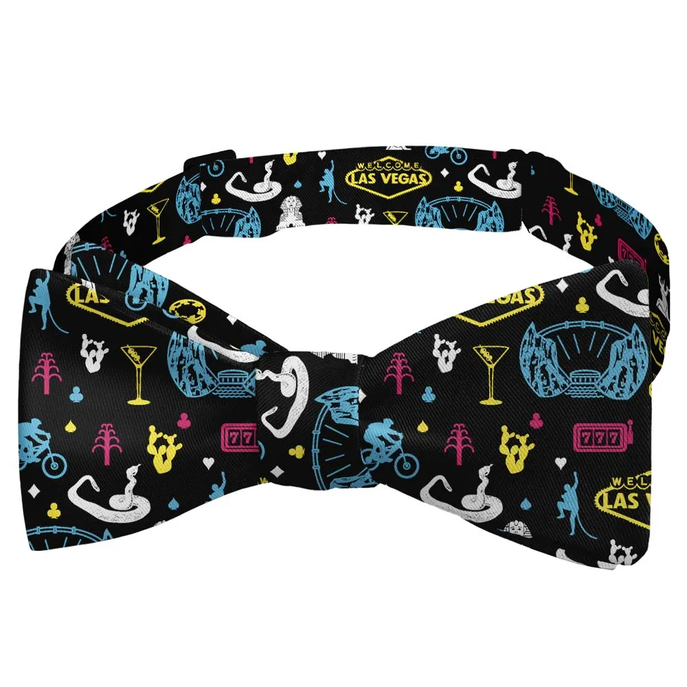 Bicycles Heritage Motif Bow Tie