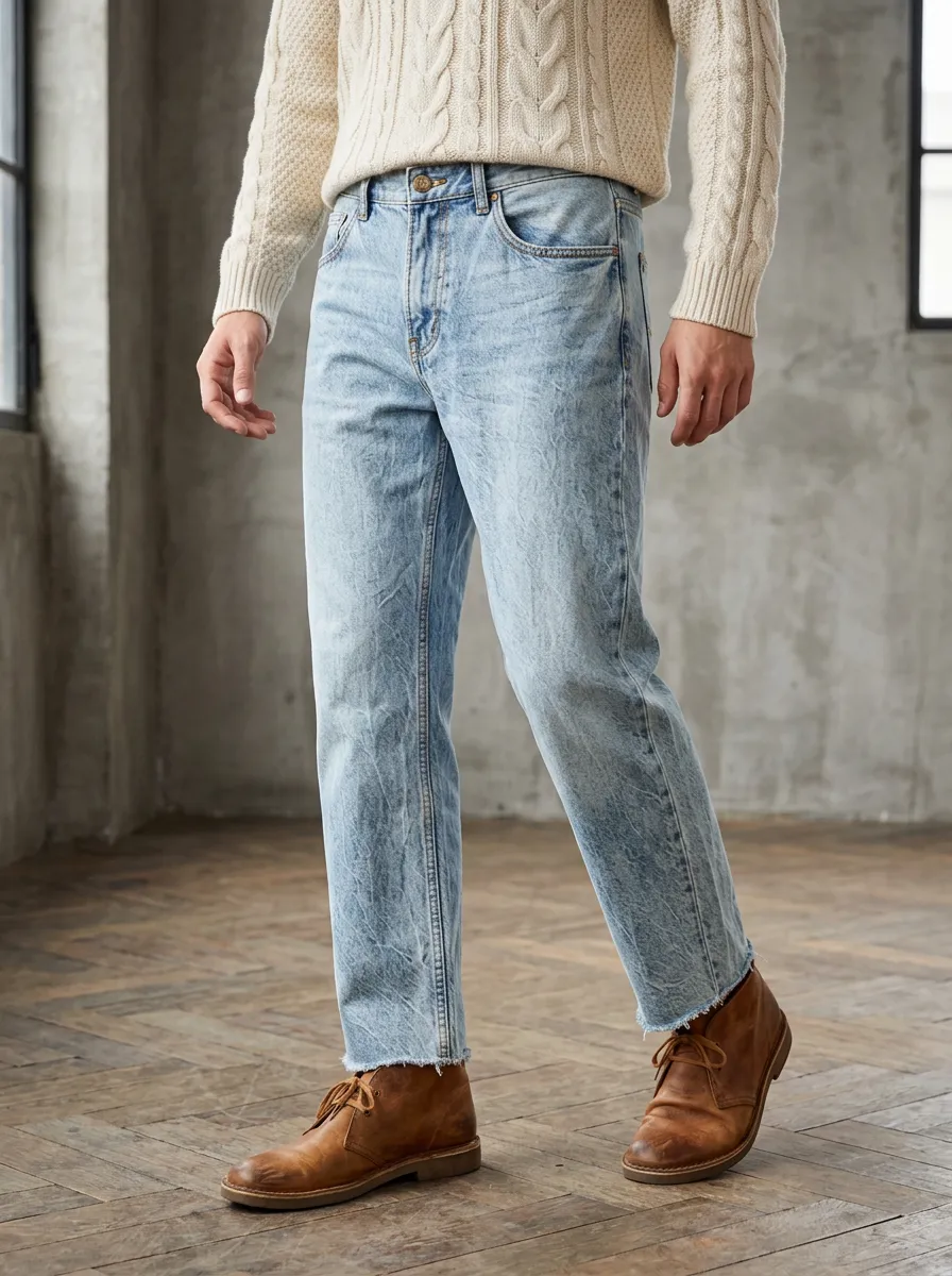 Men's Denim Five Pocket Classic Jeans