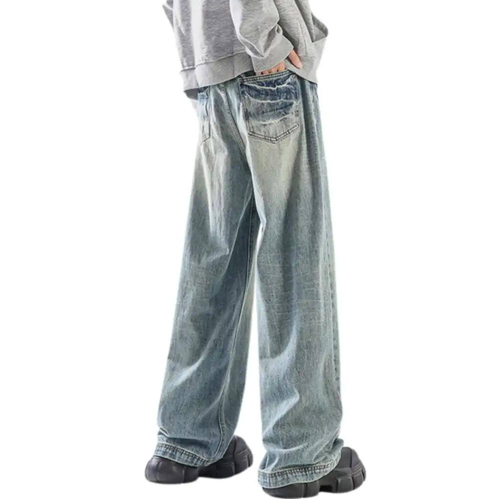 Washed Tie Dye Denim Jeans