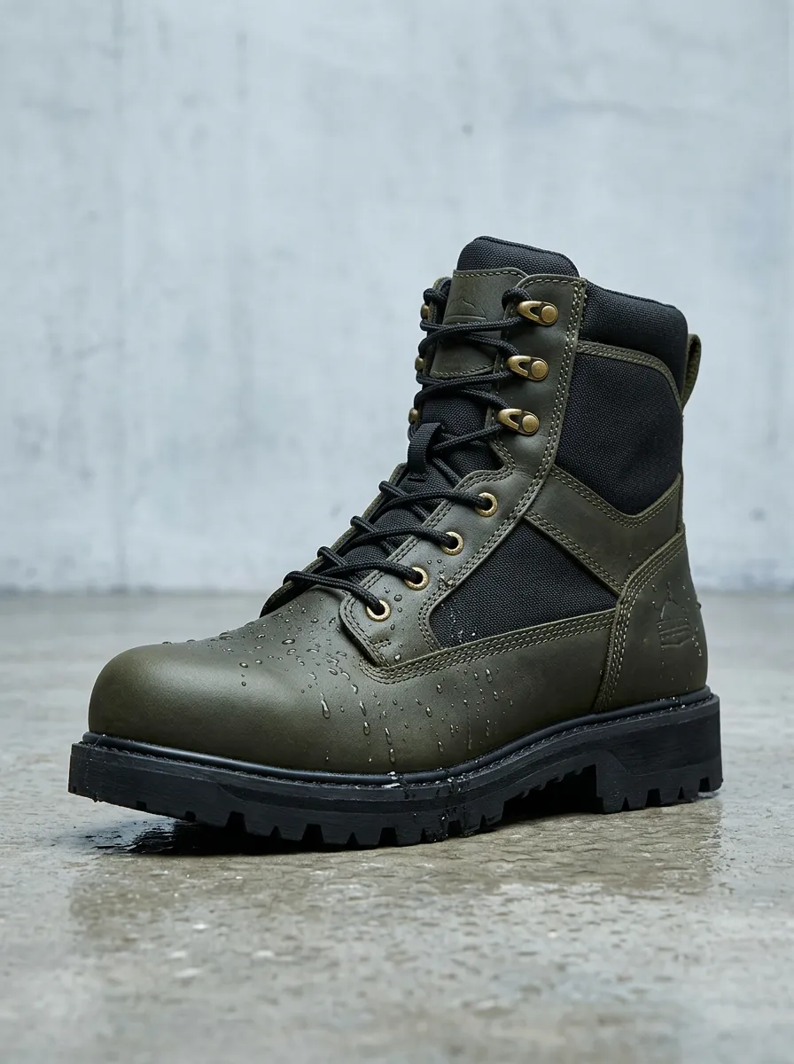 Distinctive Tactical Silhouette Men' Waterproof Work Boots