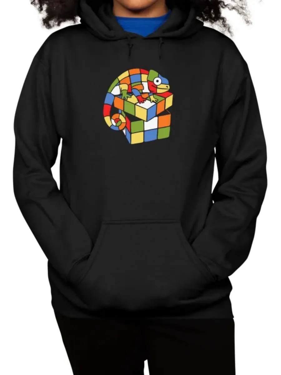 Rubik's Cube Chameleon Hoodie