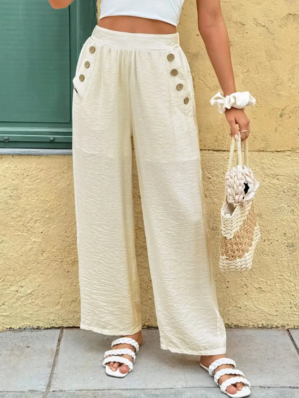 Soft Wide Leg Trousers