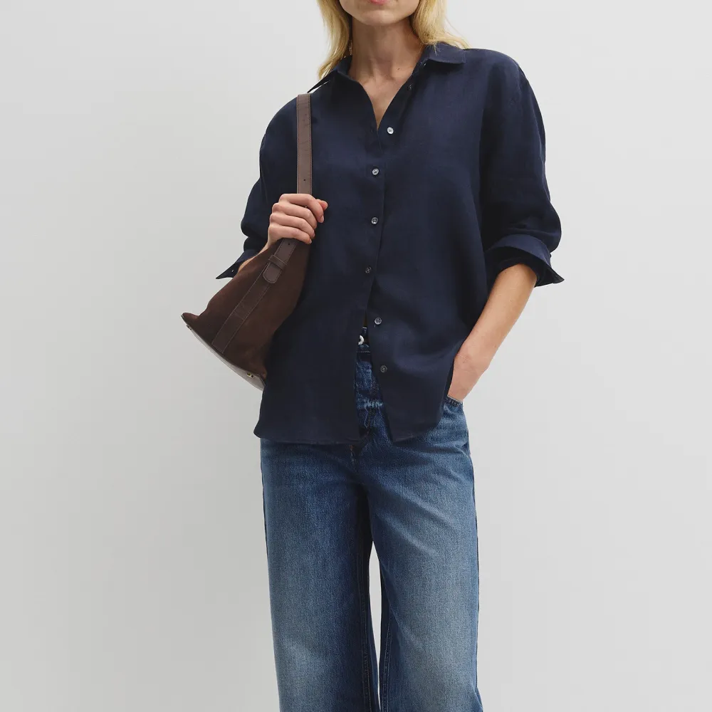 Women's Modern Linen Oversized Shirt
