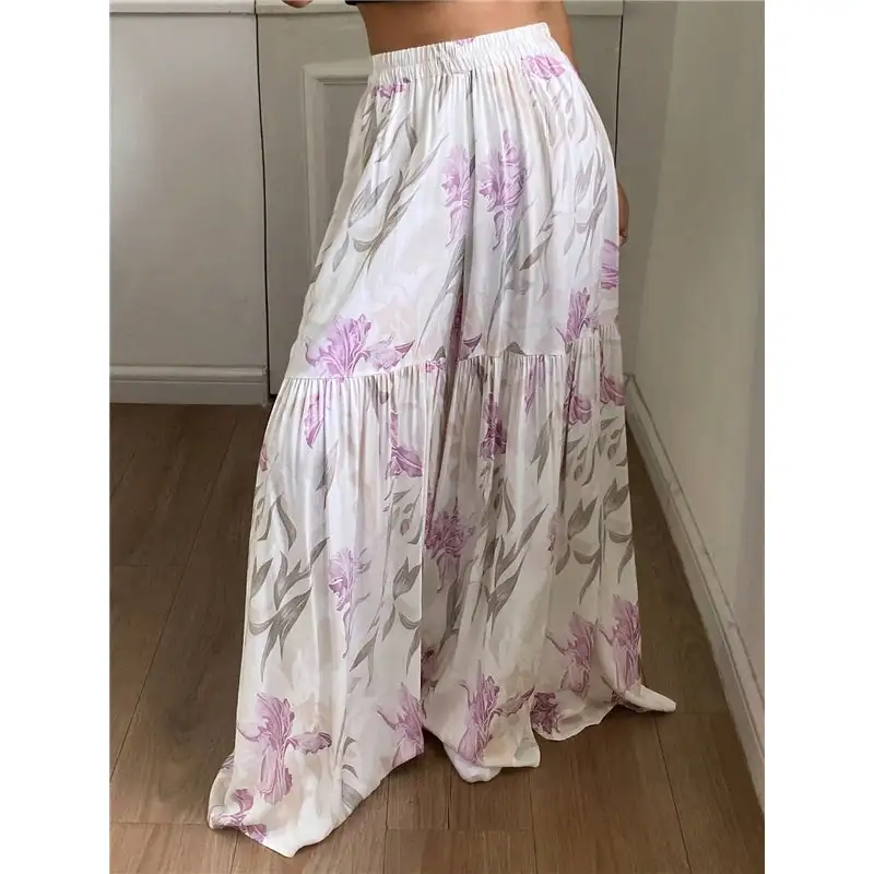 Women's High Waist Wide Leg Loose Fit Slim Fit Pants