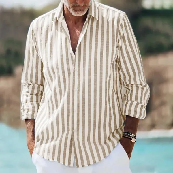 Striped Classic Long Sleeve Shirt