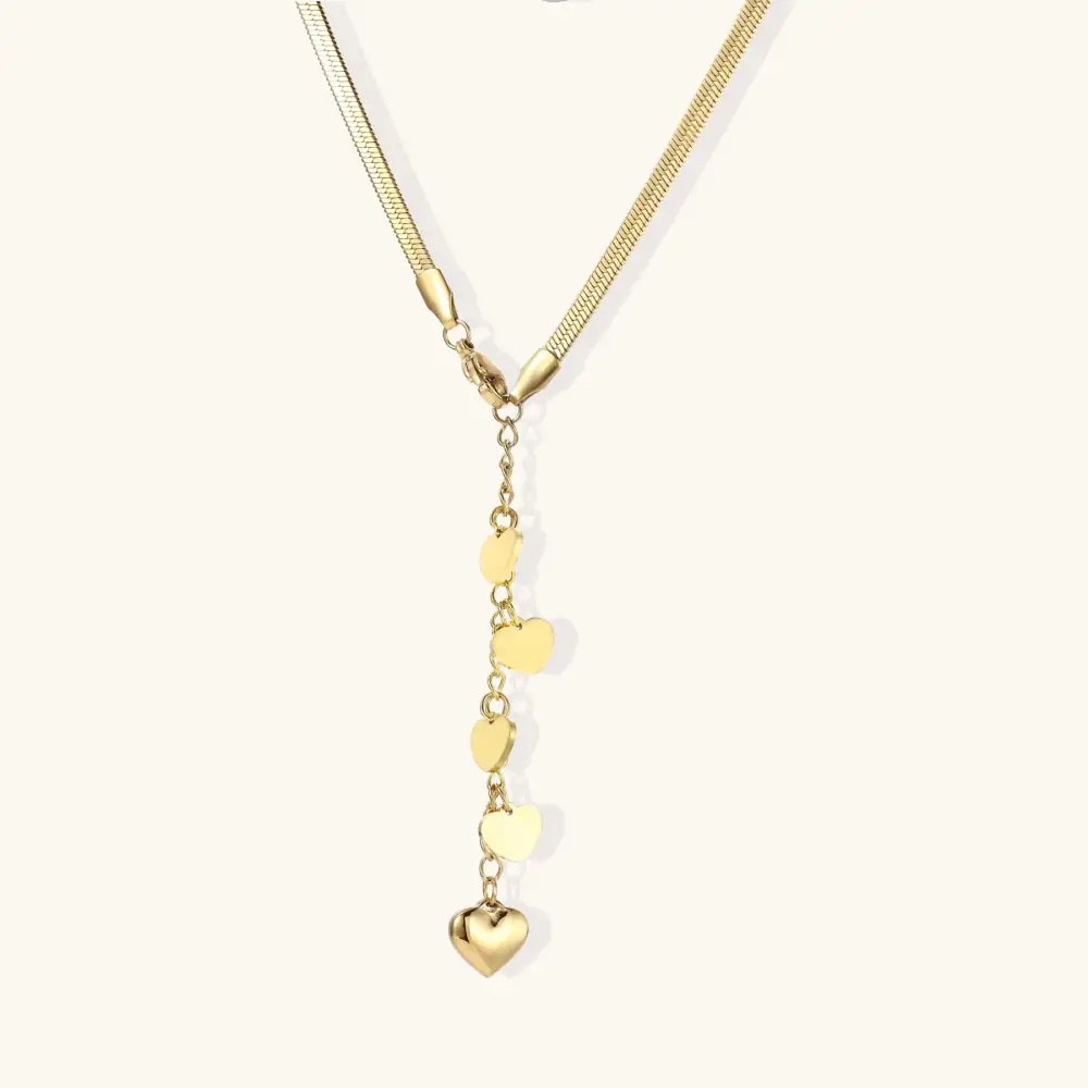 Hearts Cascade Necklace