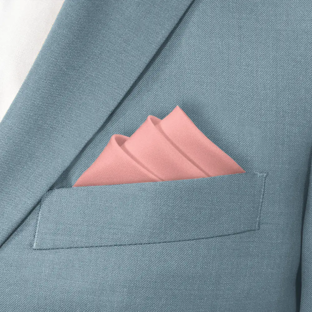 Elegant Neat Solid Pocket Square