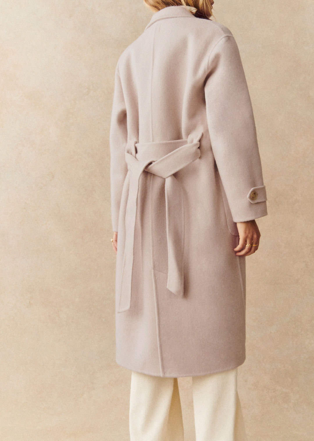 Long Double-Sided Wool Coat