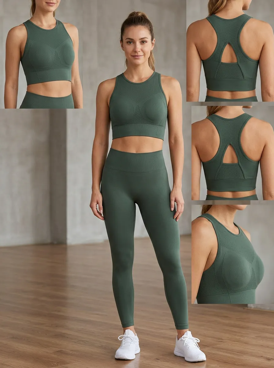 Women's Studio Racerback Seamless Sports Bra