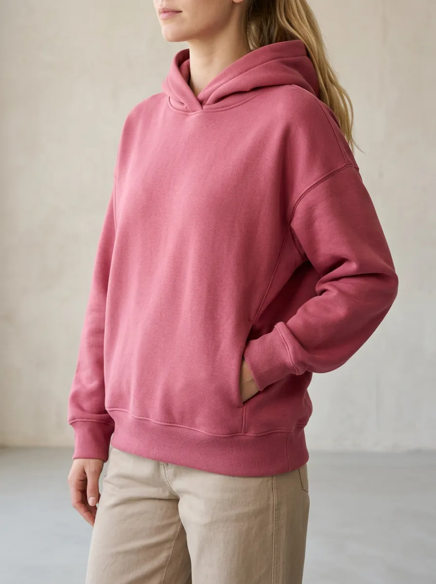 Women's Relaxed Streamlined Essential Hoodie
