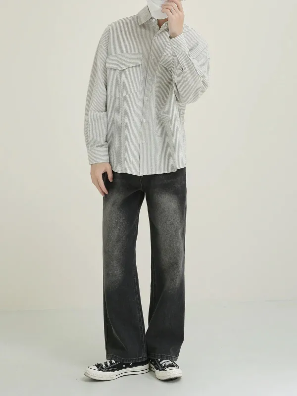 Faded Highlight Bootcut Jeans