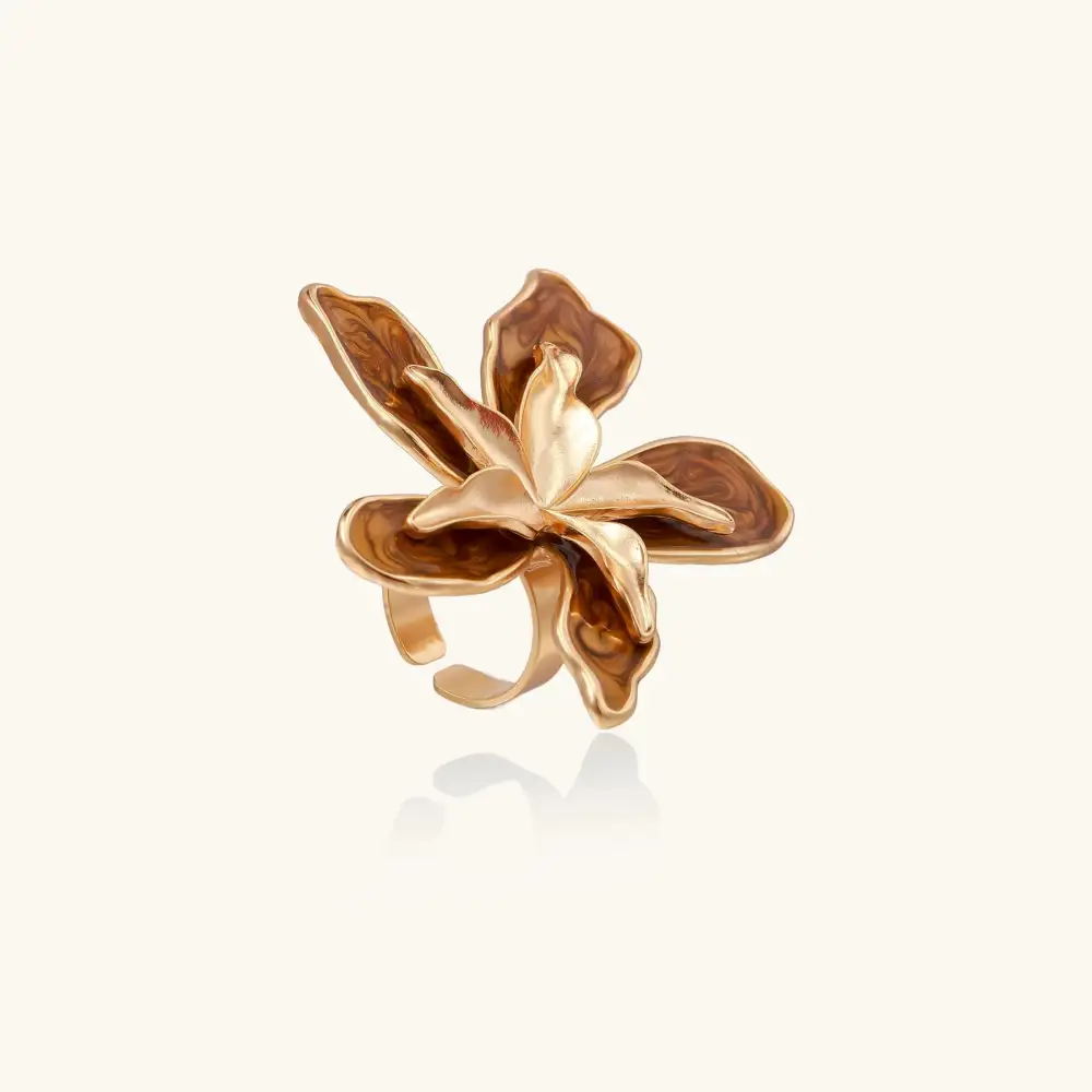 Sculptural Bloom Ring