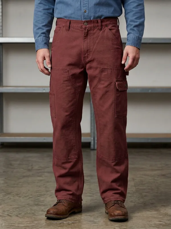 Men's Relaxed Canvas Workshop Cargo Pants