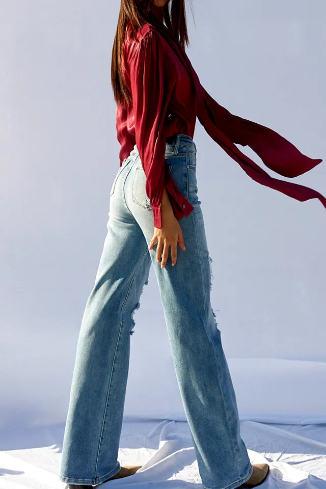High Rise Dad Jeans