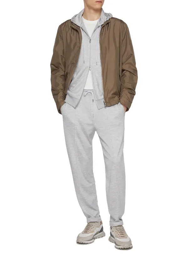 Soft Straight Comfortable Light Grey Pants