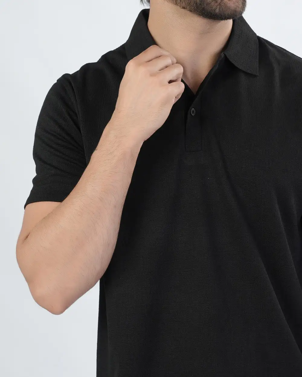 Men's Clean Versatile Polo Collar T-Shirt