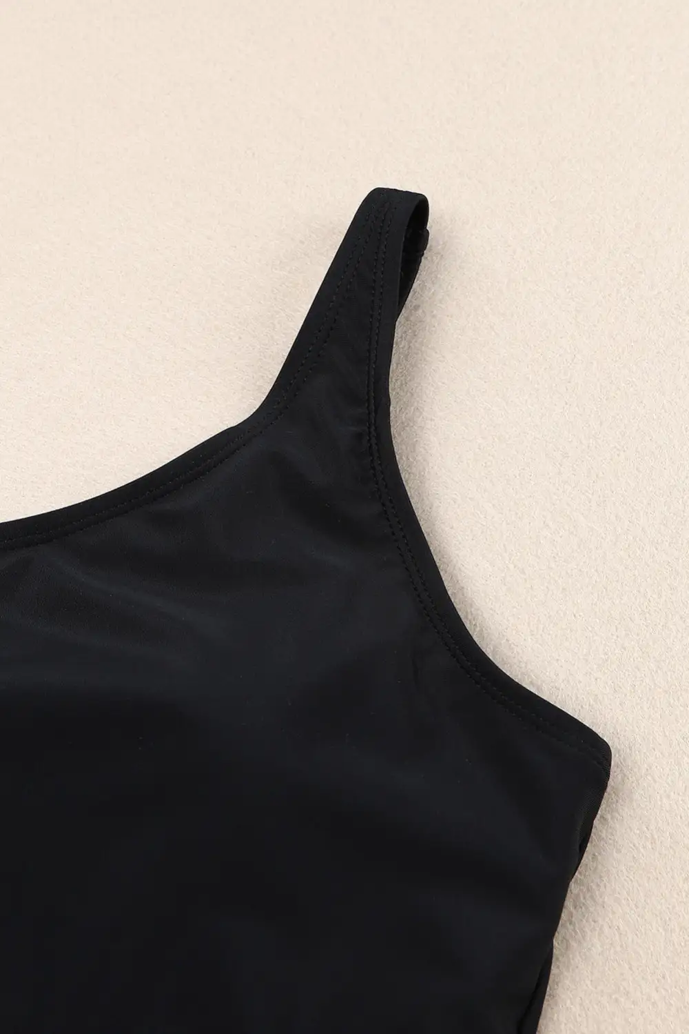Swimwear One Shoulder Cut out One-piece Swimsuit