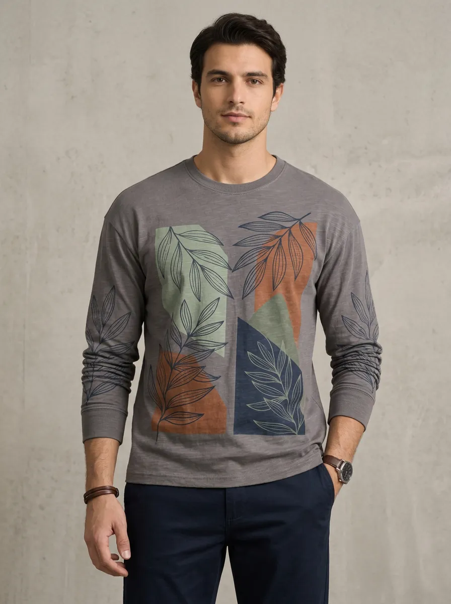 Men's Long Sleeve Balanced Look Core Essential Shirt