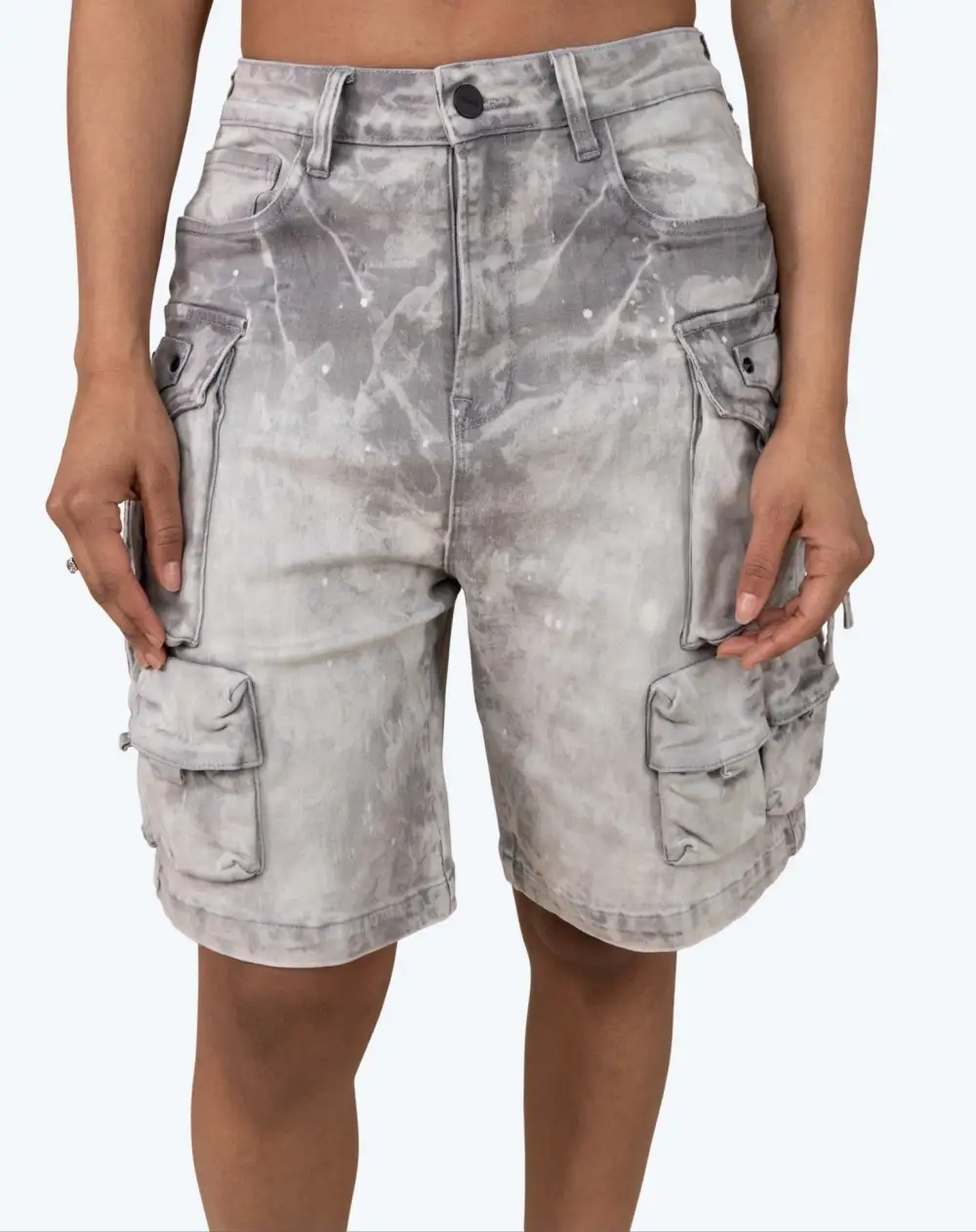 Relaxed-Fit Utility Cargo Shorts