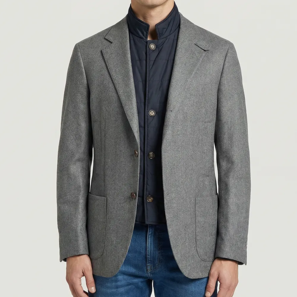 Heritage Cashmere Wool Blazer Jacket