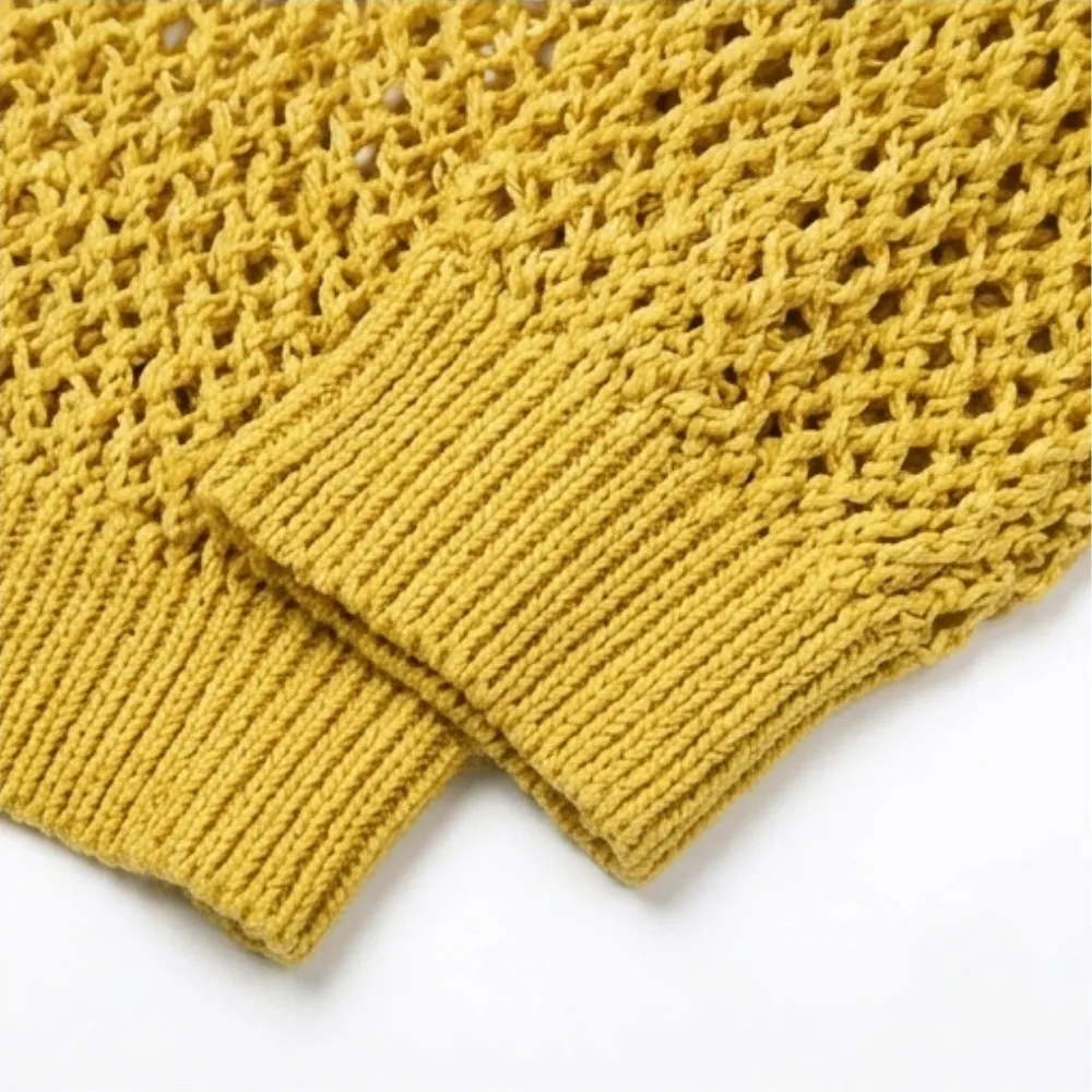 Knit Hooded Layering Pullover